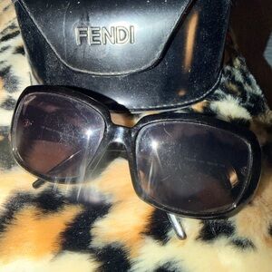 Vintage 90's Fendi Elegant Black Eyewear